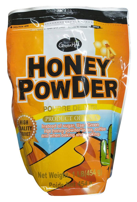 Green Hat Honey Powder, 1 Pound, (Pack of 1) - Mighty Depot