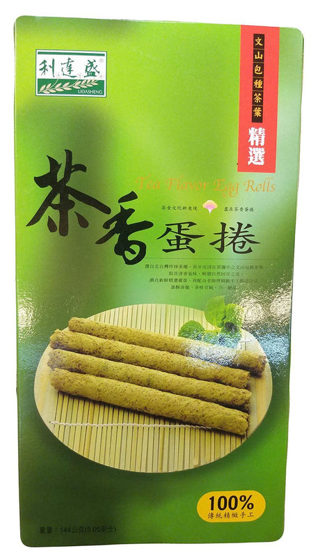 Lidasheng Tea Flavored Egg Rolls, 5.07 Ounces, (Pack of 1) - Mighty Depot