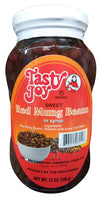 Tasty Joy Sweet Red Mung Beans, 12 Ounces, (1 Jar)
