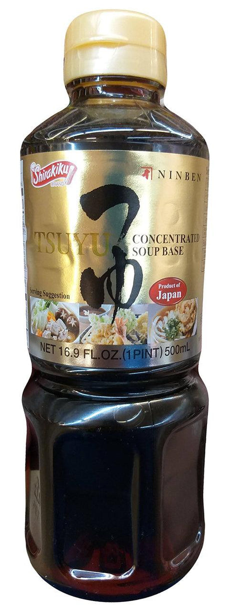 Shirakiku Tsuyu Concentrated Soup Base, 16.9 Ounces, (Pack of 1 Bottle) - Mighty Depot