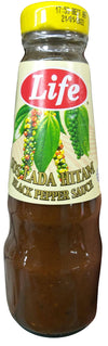 Life Black Pepper Sauce, 8.8 Ounces, (1 bottle)