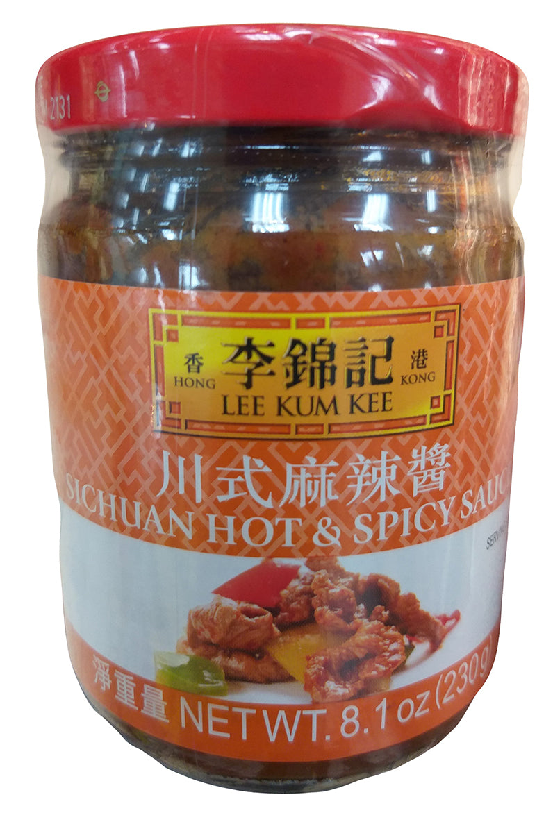 Lee Kum Kee - Sichuan Hot and Spicy Sauce, 8.1 Ounces, (Pack of 1 Jar)