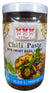 3 Chef's Chili Paste with Sweet Basil Leaves, 7 Ounces, (Pack of 1 Jar)