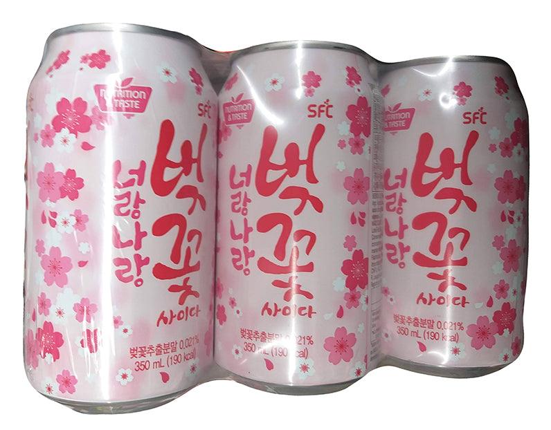 Nutrition and Taste Flavored Soda (Sakura), 71 Ounces, (Pack of 6 cans) - Mighty Depot