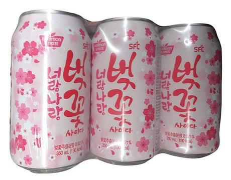 Nutrition and Taste Flavored Soda (Sakura), 71 Ounces, (Pack of 6 cans) - Mighty Depot