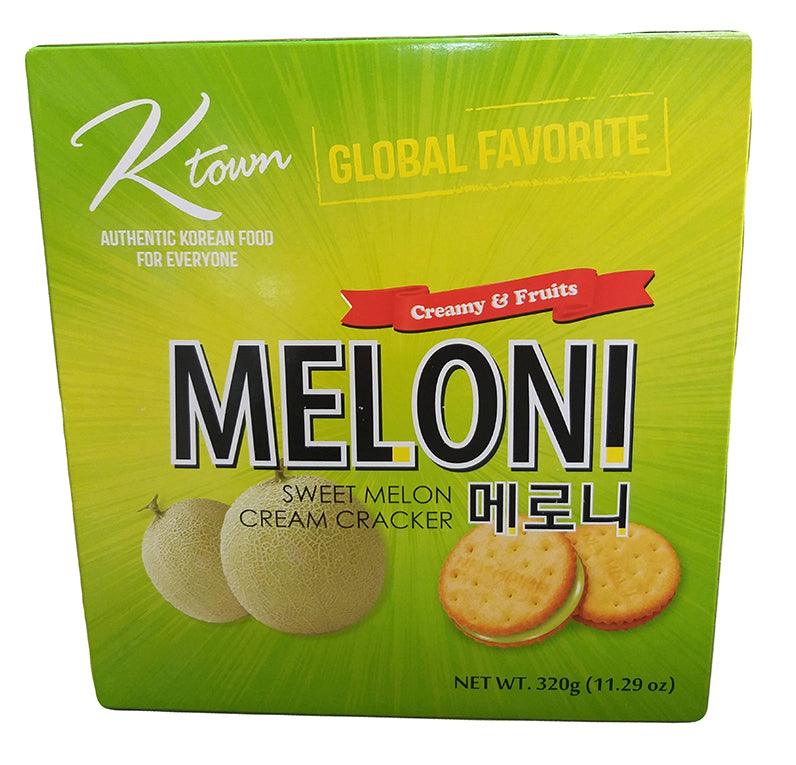 Ktown Cream Crackers (Sweet Melon), 11.29 Ounces, 1 box