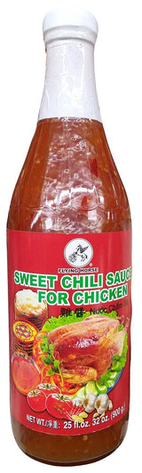 Flying Horse Sweet Chili Sauce for Chicken, 25 Ounces, (1 Bottle) - Mighty Depot