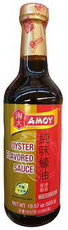 Amoy Oyster Flavored Sauce, 19.5 Ounces, (1 Bottle)