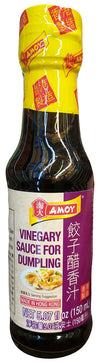 Amoy Vinegary Sauce for Dumpling, 5 Ounces, (1 Bottle)