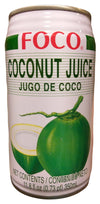 Foco Coconut Juice, 11.8 Ounces, (Pack of 24 Cans)