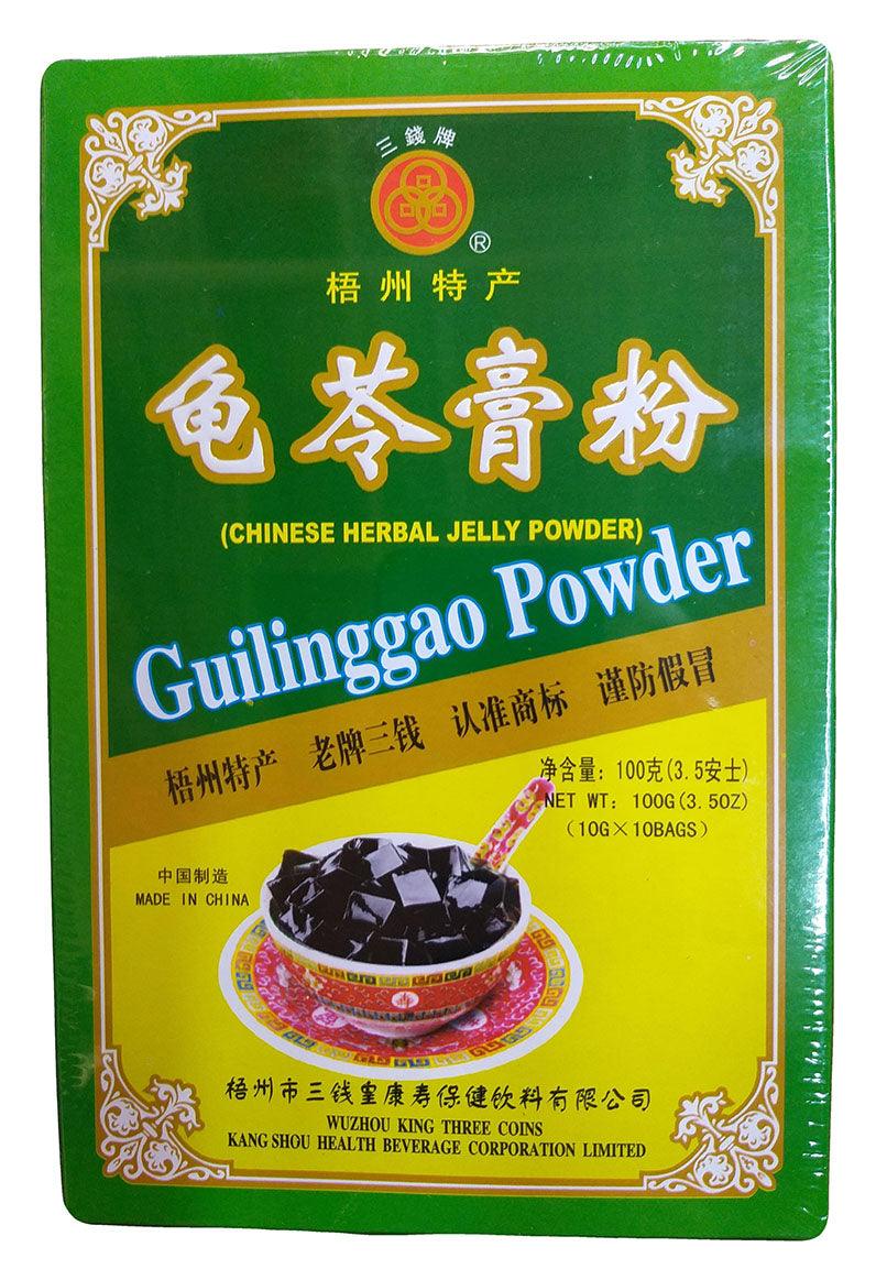 Wuzhou King Three Coins Guilinggao Powder, 3.5 Ounces, 1 box - Mighty Depot