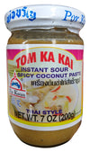 Por Kwan Tom Ka Kai Instant Sour Spicy Coconut Paste, 7 Ounces,  1 Jar