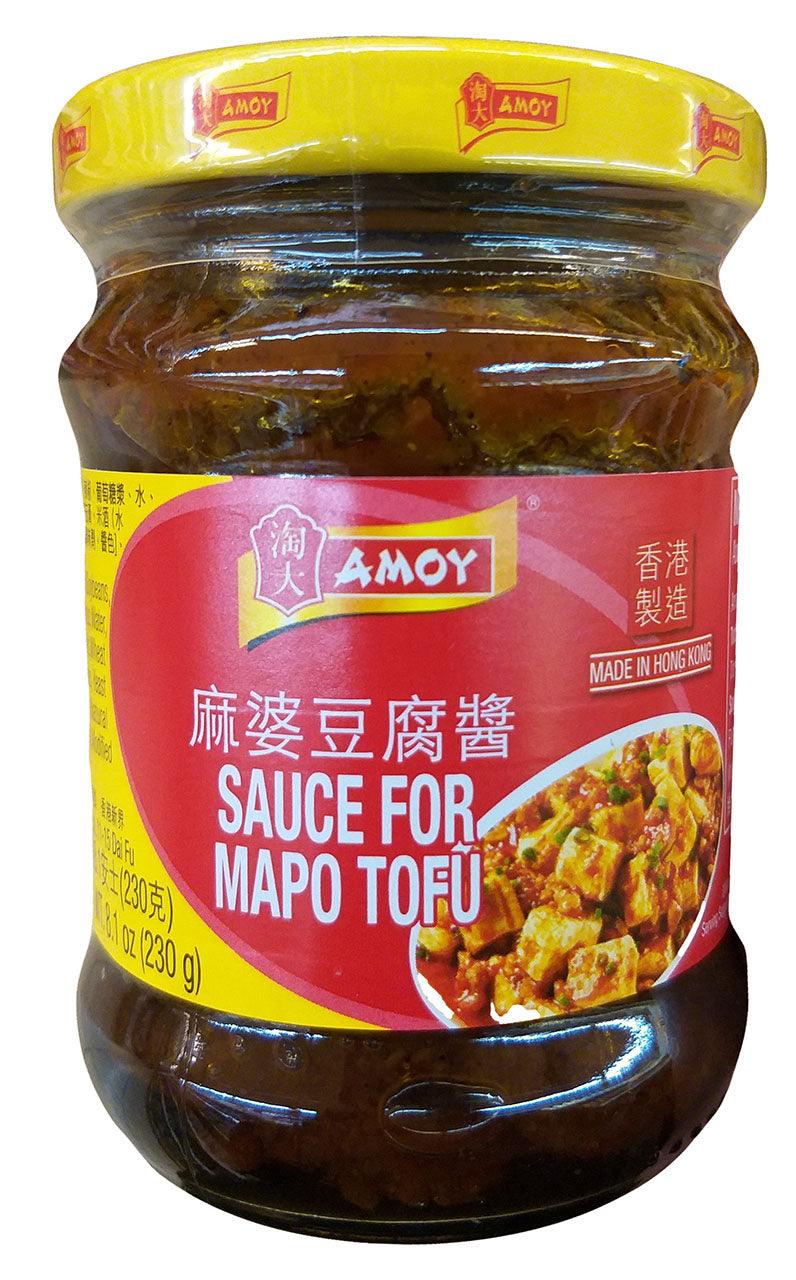 Amoy Sauce for Mapo Tofu, 8.1 Ounces, (1 Jar) - Mighty Depot