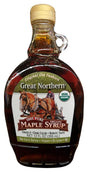 Great Northern 100% Pure Organic Maple Syrup, 12 Ounces, (Pack of 1 Bottle) - Mighty Depot