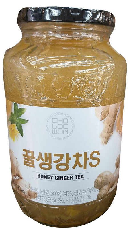 Cholocwon - Honey Ginger Tea, 2.20 Pounds, (Pack of 1 Jar) - Mighty Depot