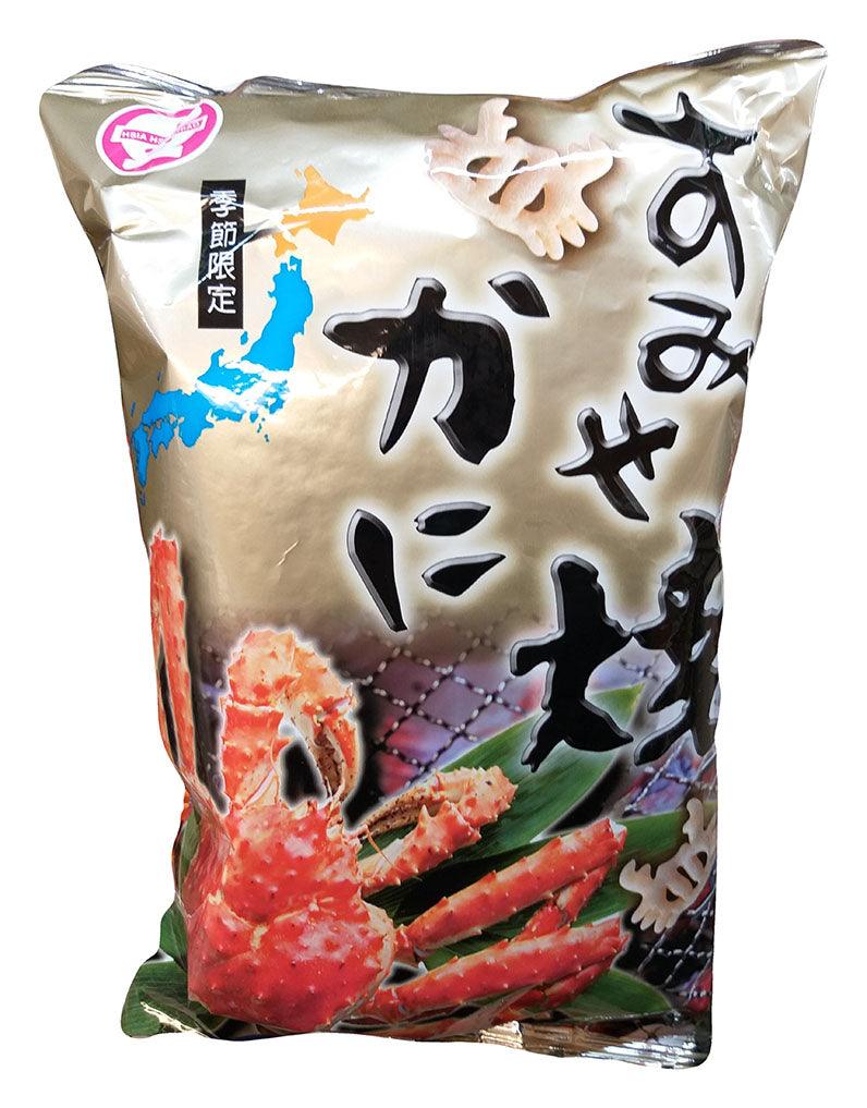 Hsia Hsia Chiao - King Crab Flavored Biscuits (BBQ), 3.53 Ounces, (Pack of 2) - Mighty Depot