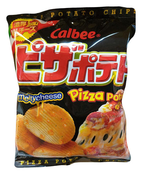 Calbee - Melty Cheese Pizza Potato Chips, 2.54 Ounces, (1 bag) - Mighty Depot