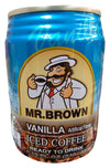 Mr. Brown - Iced Coffee (Vanilla), 8.12 Ounces, (Pack of 6 Cans)