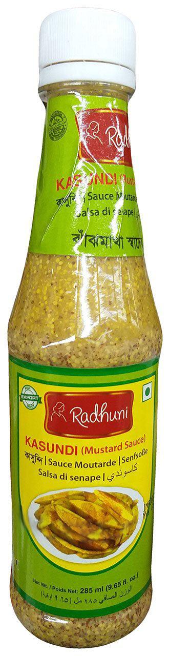 Radhuni - Kasundi (Mustard Sauce), 9.65 Ounces, (Pack of 1 Bottle) - Mighty Depot