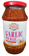 Swad - Garlic Pickle, 17.6 Ounces, (Pack of 1 Jar)