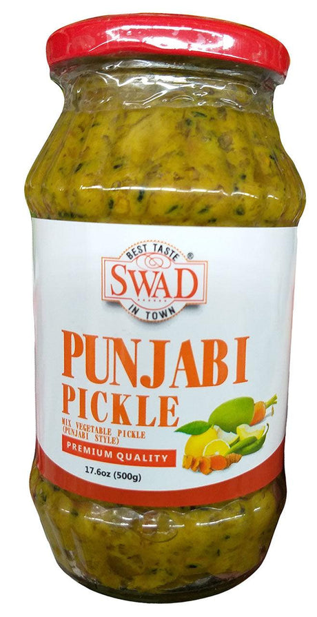 Swad - Punjabi Pickle, 17.6 Ounces, (Pack of 1 Jar) - Mighty Depot