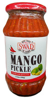 Swad - Mango Pickle (Hot), 17.6 Ounces, (Pack of 1 Jar)