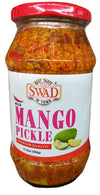 Swad - Mango Pickle (Mild), 17.6 Ounces, (Pack of 1 Jar)