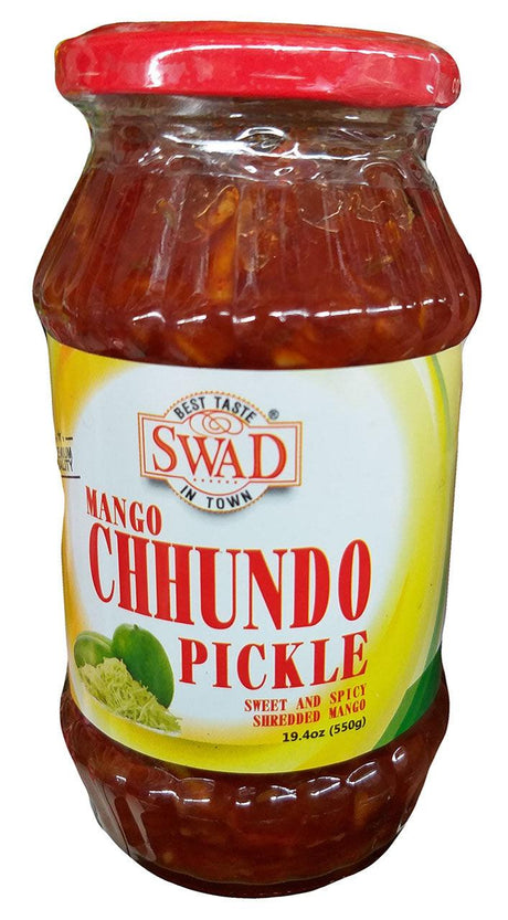 Swad - Mango Chhundo Pickle, 19.4 Ounces, (Pack of 1 Jar) - Mighty Depot