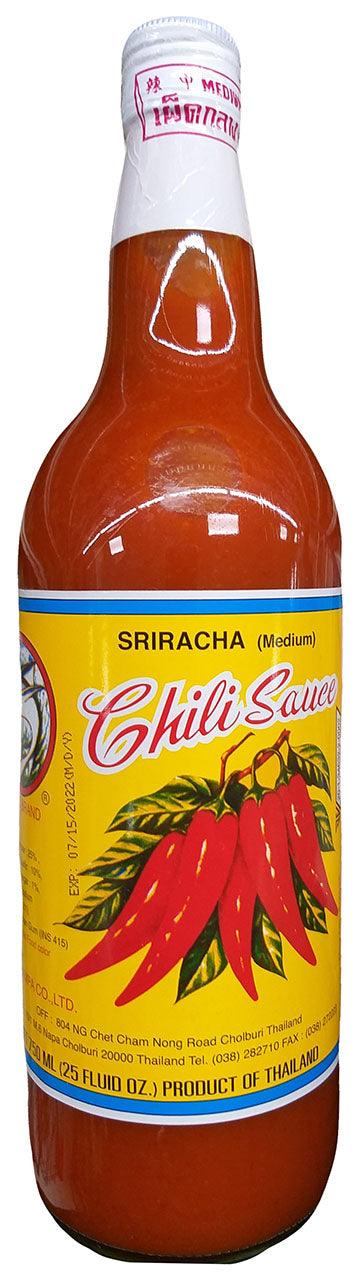 Shark Brand - Sriracha Chili Sauce (Medium), 25 Ounces, (Pack of 1 Bottle) - Mighty Depot