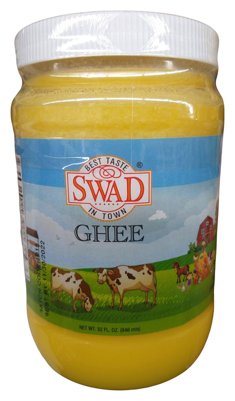 Swad - Ghee, 32 Ounces, (Pack of 1 Jar) - Mighty Depot