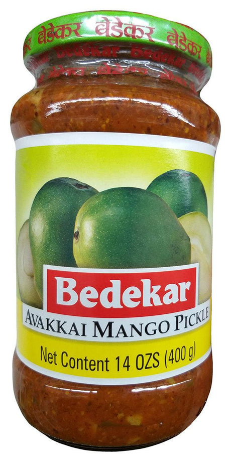 Bedekar - Avakkai Mango Pickle, 14 Ounces, (Pack of 1 Jar) - Mighty Depot
