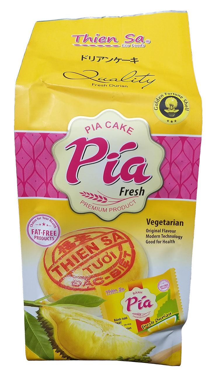 Thien Sa - Pia Cake (Durian), 9.8 Ounces (2.46oz x 4 small packs), (Pack of 1)