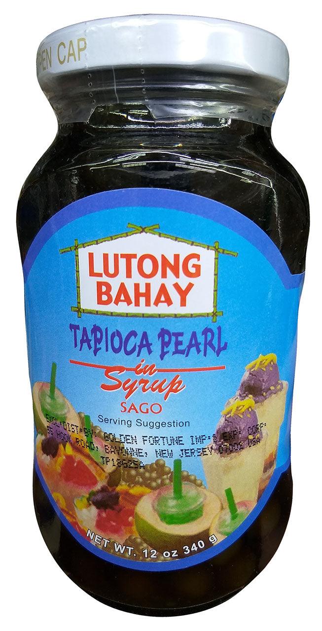 Lutong Bahay - Tapioca Pearl in Syrup, 12 Ounces, (Pack of 1 Jar)