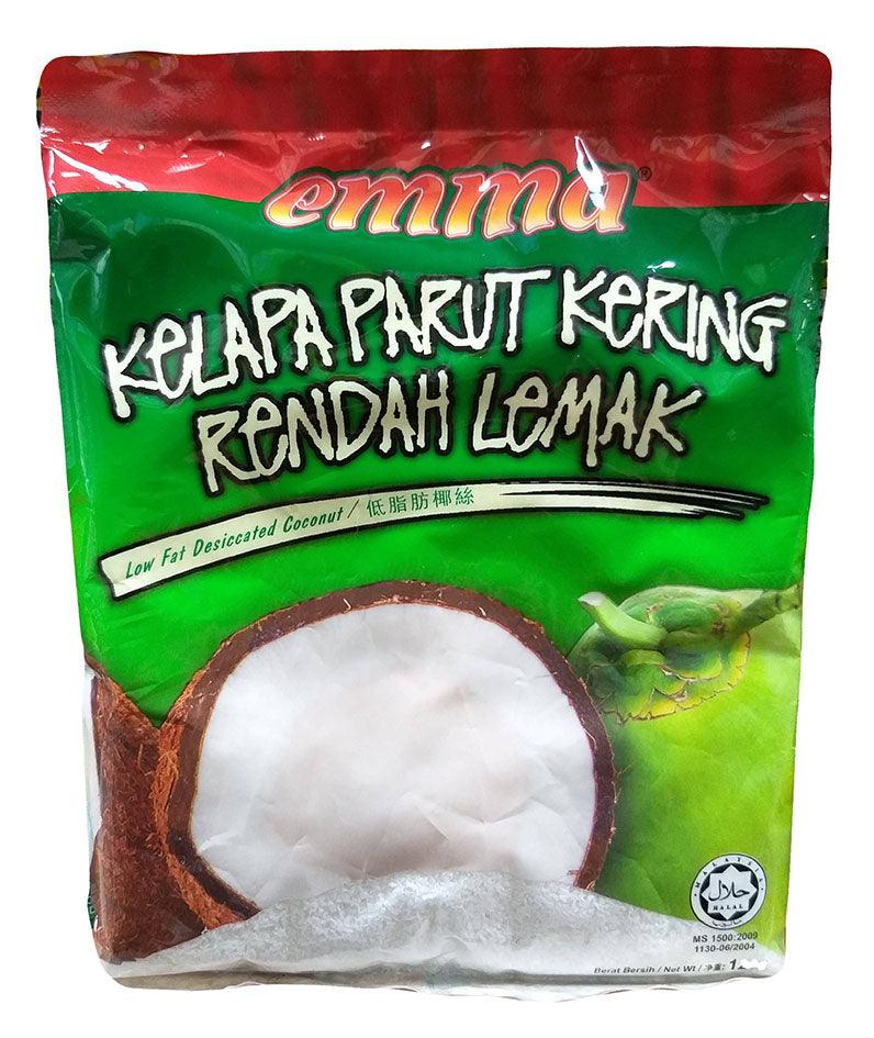Emma - Kelapa Parut Kering Rendah Lemak, 4.2 Ounces, (Pack of 1) - Mighty Depot