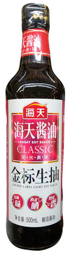 Haday - Golden Label Light Soy Sauce, 16.9 Ounces, (Pack of 1 Bottle)