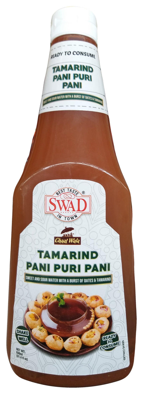 Swad - Tamarind Pani Puri Pani, 31.4 Ounces, (Pack of 1 Bottle) - Mighty Depot