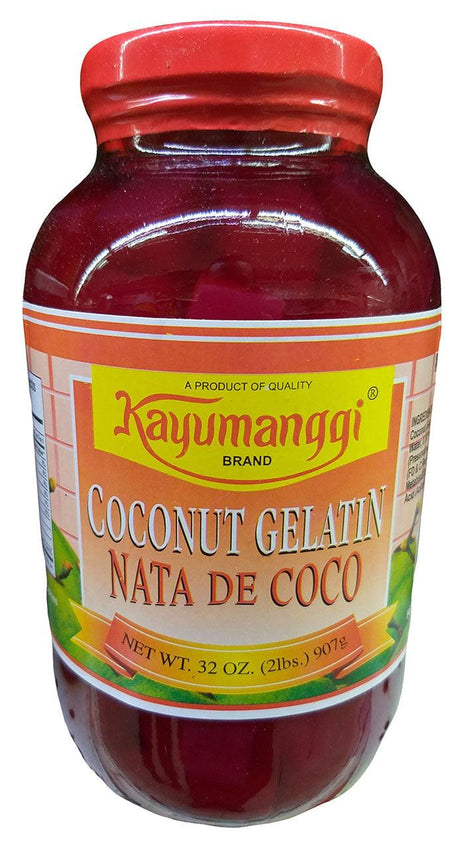 Kayumanggi - Coconut Gelatin (Purple), 32 Ounces, (Pack of 2 Jars) - Mighty Depot