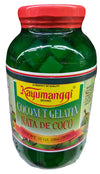 Kayumanggi - Coconut Gelatin (Green), 32 Ounces, (Pack of 2 Jars)
