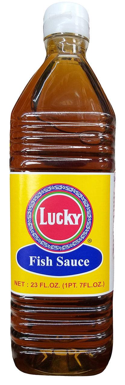 Lucky - Fish Sauce, 23 Ounces, (Pack of 1 Bottle) - Mighty Depot