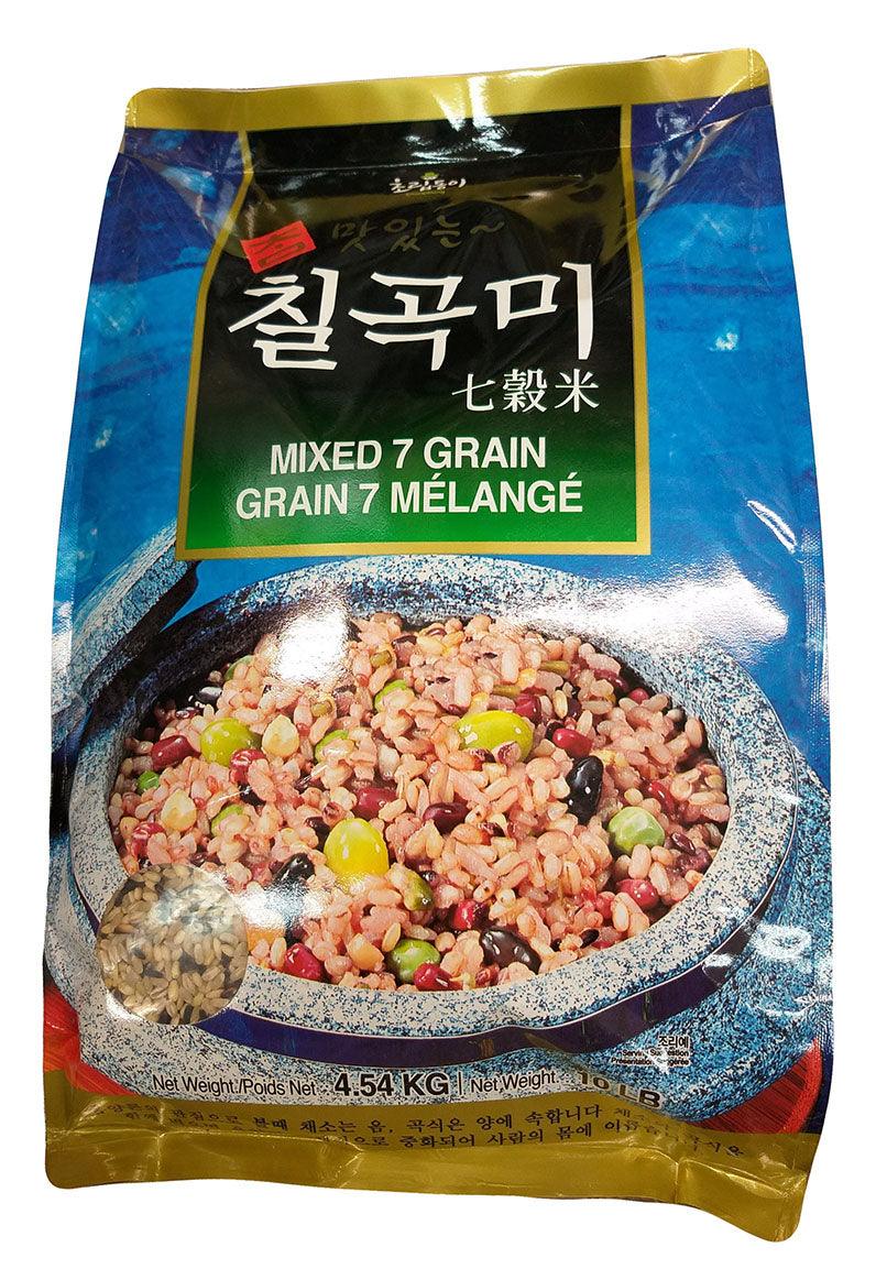 Choripdong - Mixed 7 Grains, 10 Pounds, (Pack of 1) - Mighty Depot