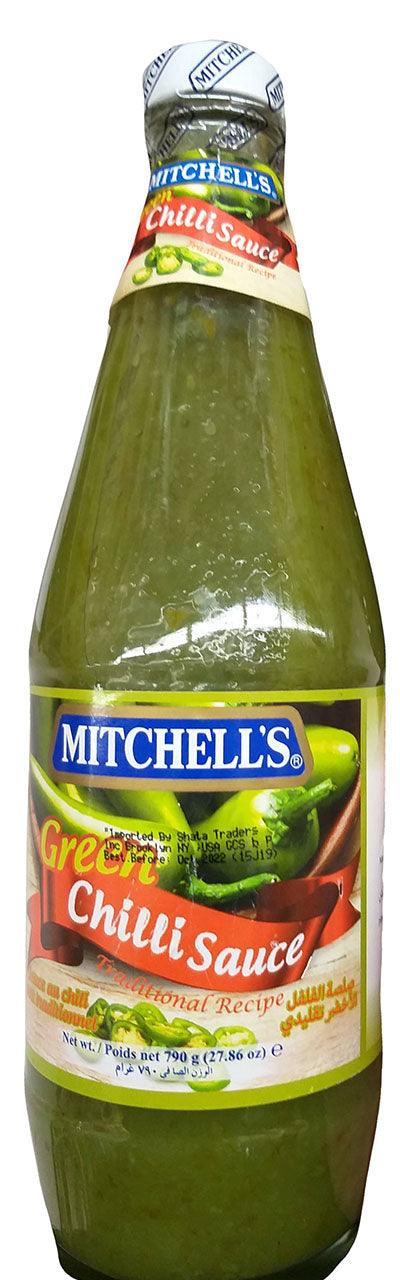 Mitchell's - Green Chili Sauce, 27.86 Ounces, (Pack of 1 Bottle) - Mighty Depot