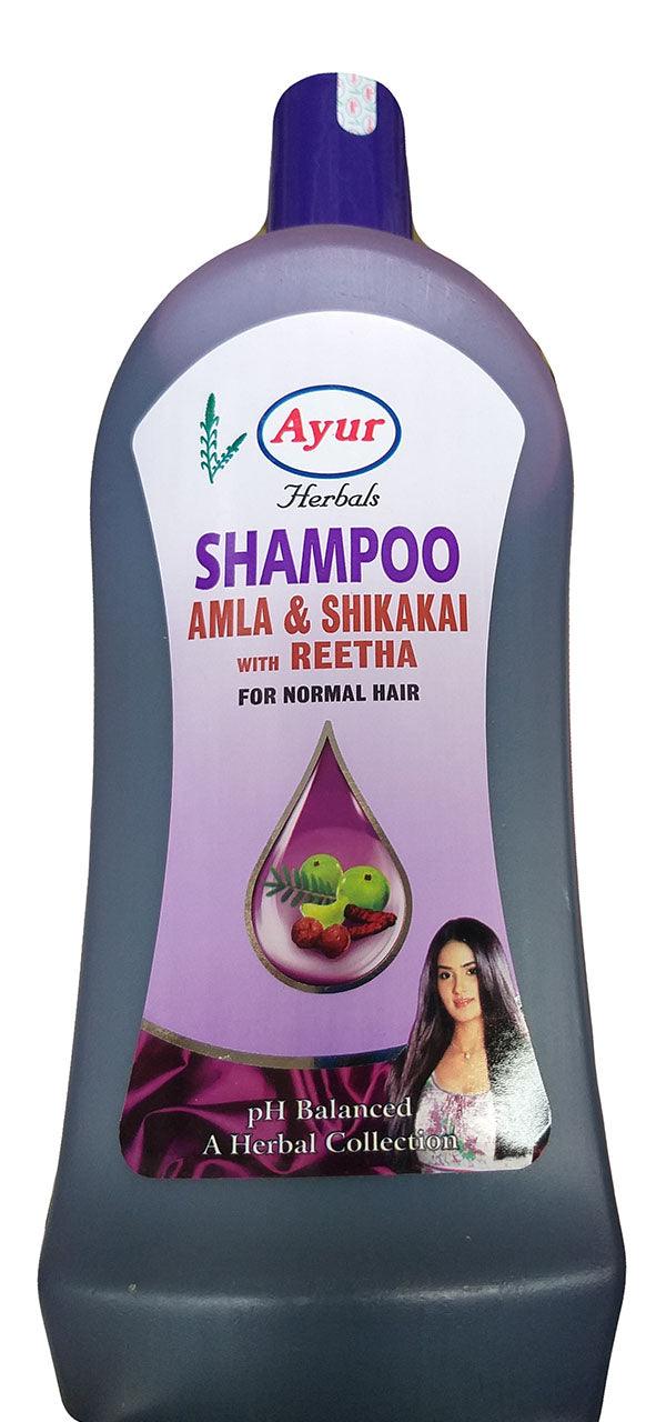 Ayur - Herbal Shampoo, 33.8 Ounces, (Pack of 1 Bottle) - Mighty Depot