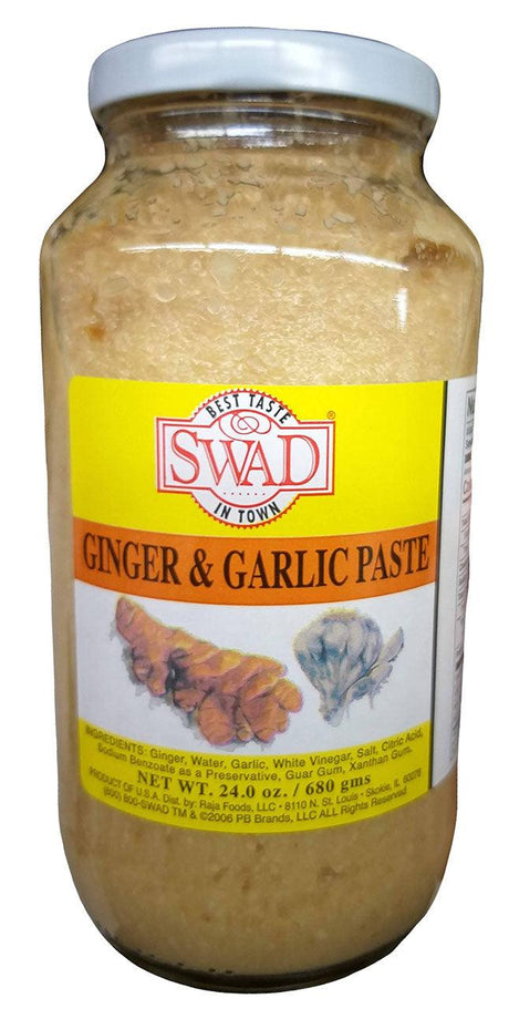 Swad - Ginger and Garlic Paste, 24 Ounces, (Pack of 1 Jar) - Mighty Depot