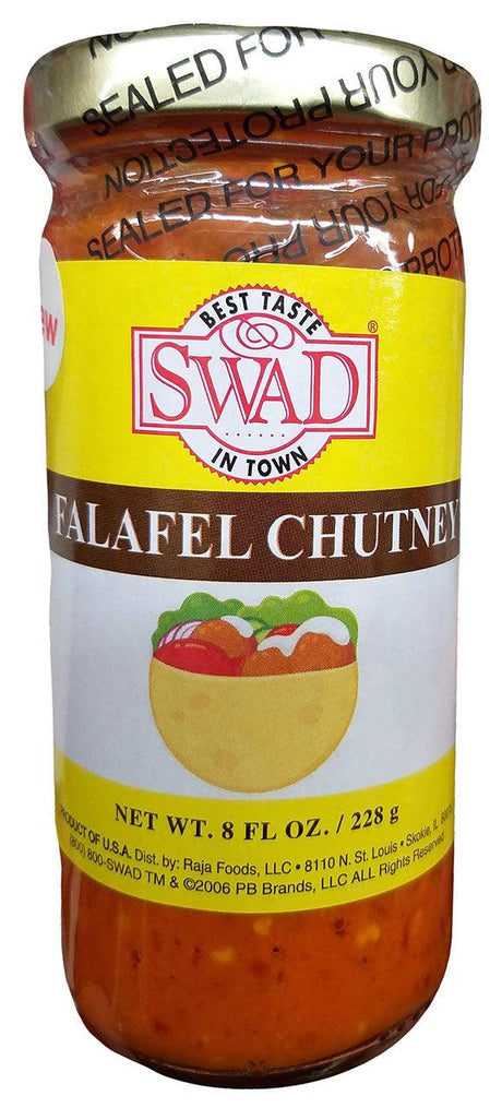 Swad - Falafel Chutney, 8 Ounces, (Pack of 1 Jar) - Mighty Depot