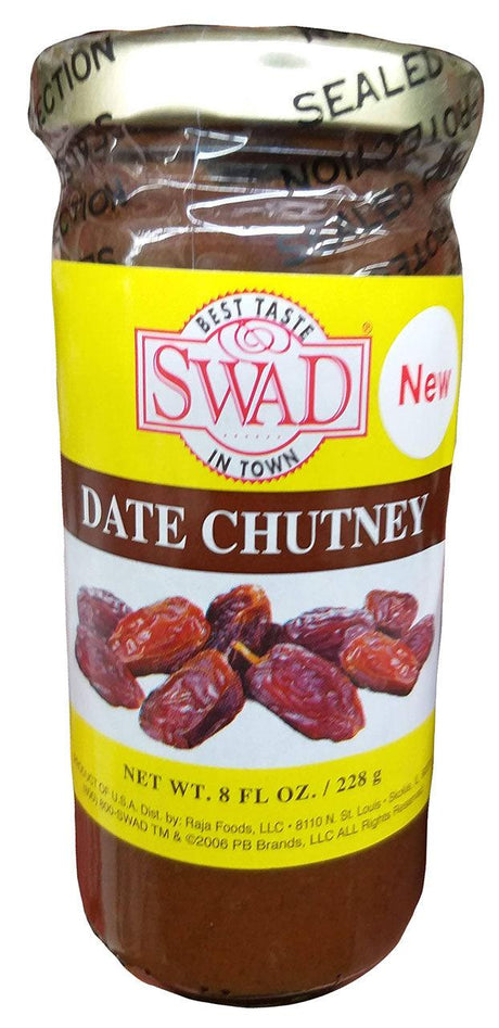Swad - Date Chutney, 8 Ounces, (Pack of 1 Jar) - Mighty Depot