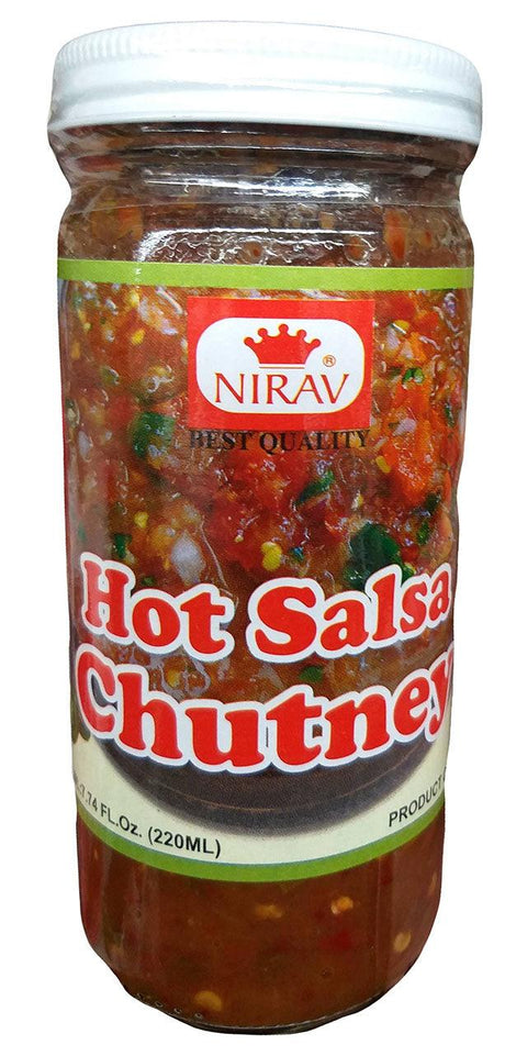 Nirav - Hot Salsa Chutney, 7.4 Ounces, (Pack of 1 Jar) - Mighty Depot