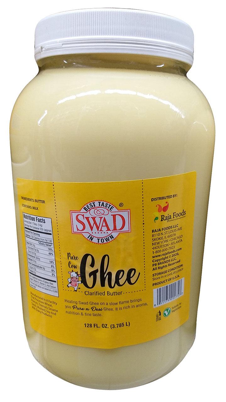 Swad - Pure Cow Ghee, 8 Pounds, (Pack of 1 Jar) - Mighty Depot