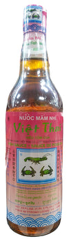 Shrimp and Double Crabs - Viet Thai Fish Sauce, 24 Ounces, (1 Bottle)