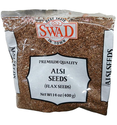 Swad - Alsi Seeds (Flax Seeds),14 Ounces, (Pack of 1) - Mighty Depot
