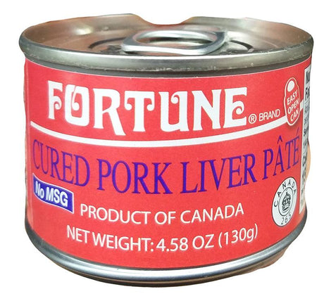 Fortune - Cured Pork Liver Pate, 4.58 Ounces, (Pack of 3 Cans) - Mighty Depot